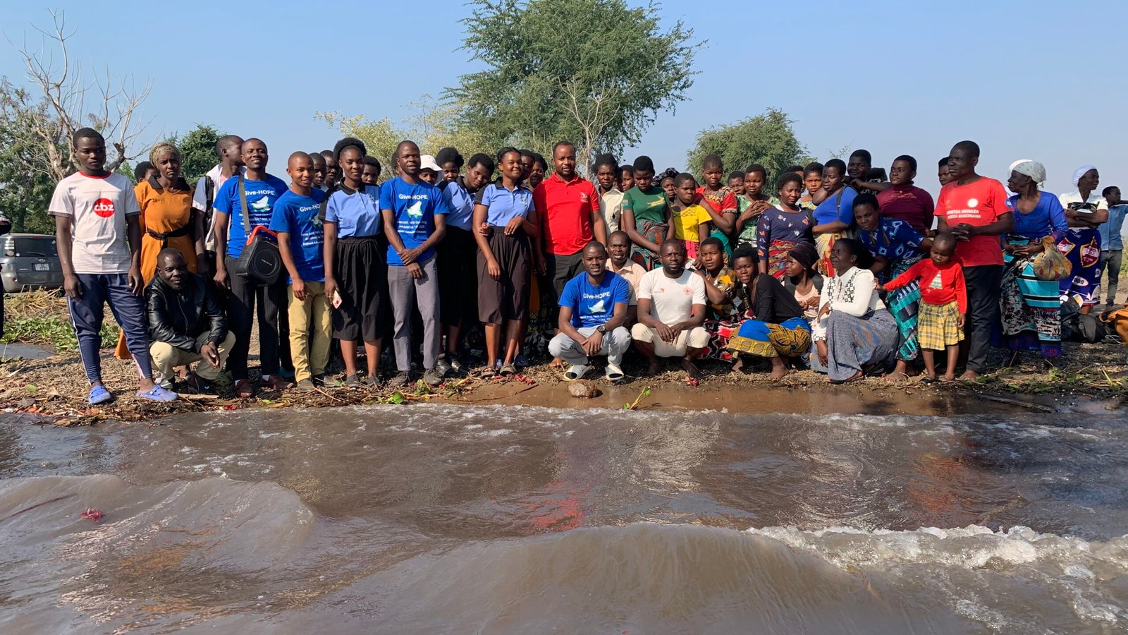 Wayfinder's Evangelism at Lake for Baptism